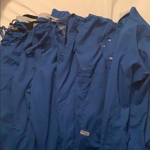 GREYS ANATOMY ROYAL BLUE SCRUBS